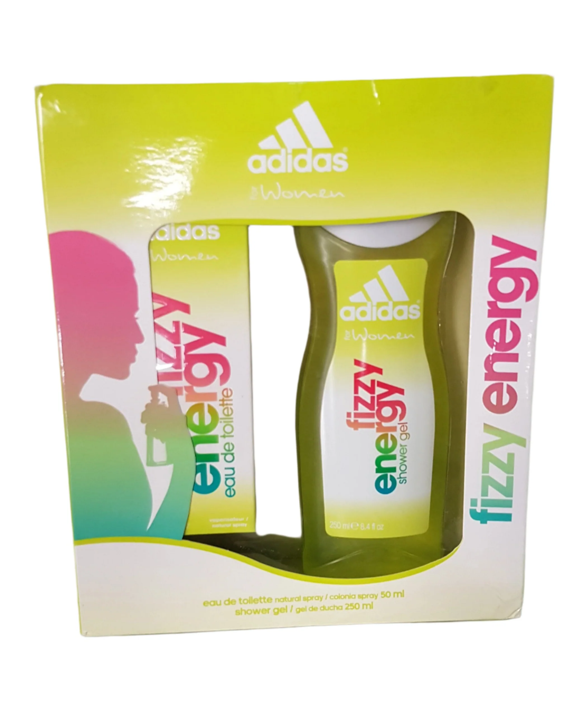 Adidas Fizzy Energy 2pc Set 50ml EDT Femme