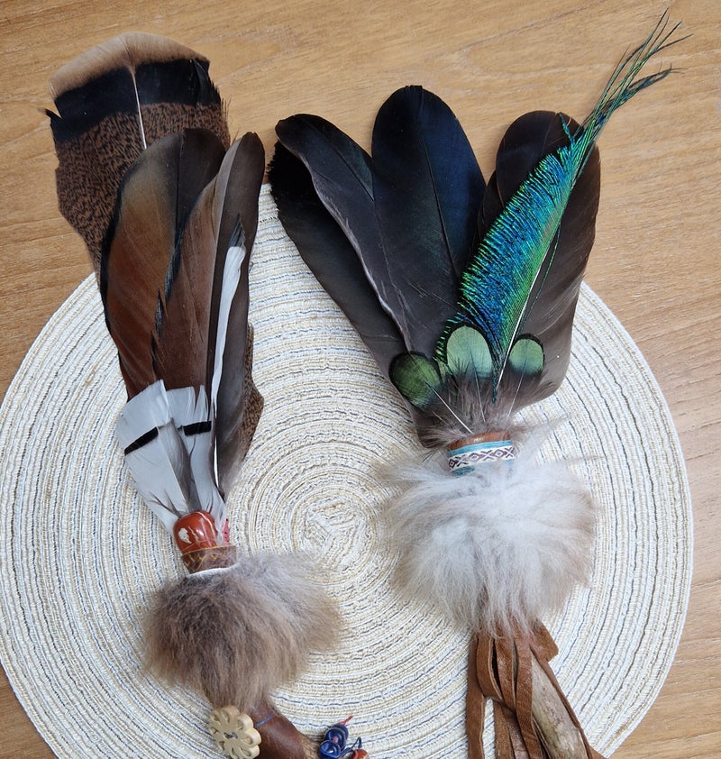 Handgemaakte smudgeveren