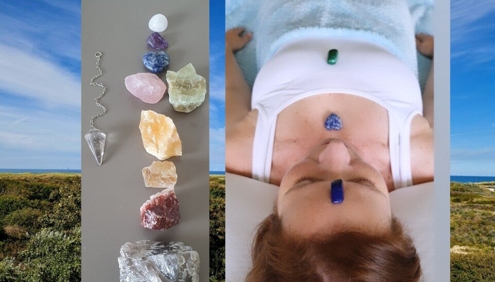 Crystal Reiki sessie aan zee bij  Dees Sea Atelier