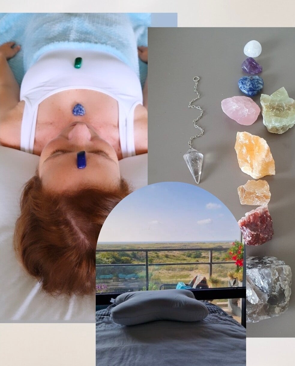 Reiki met edelstenen bij Dees Sea Atelier met zeezicht bij Den Haag