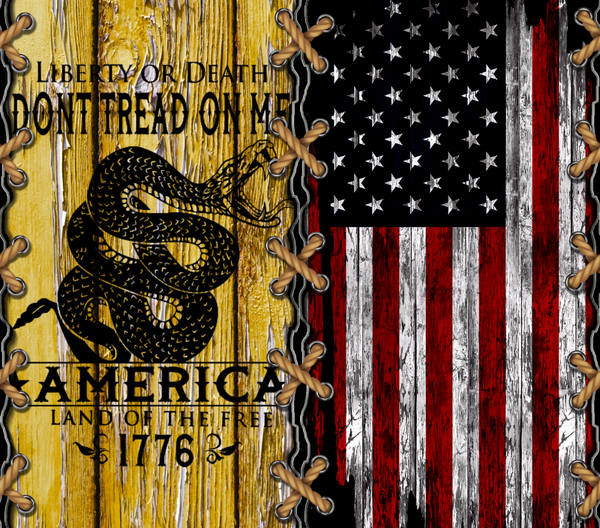 Don't Tread On Me 20 oz Skinny Tumbler