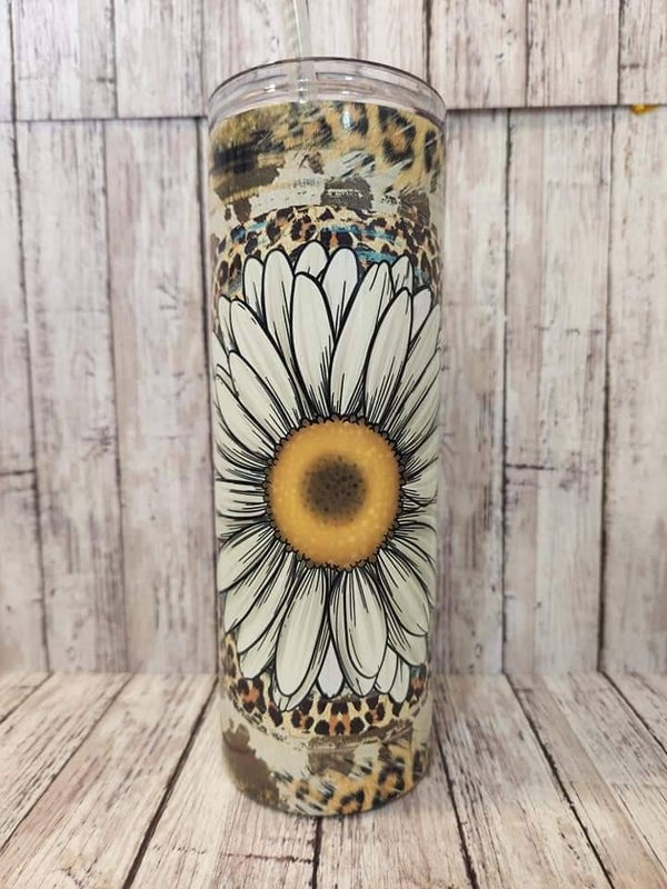 Flower 20 oz Tumbler