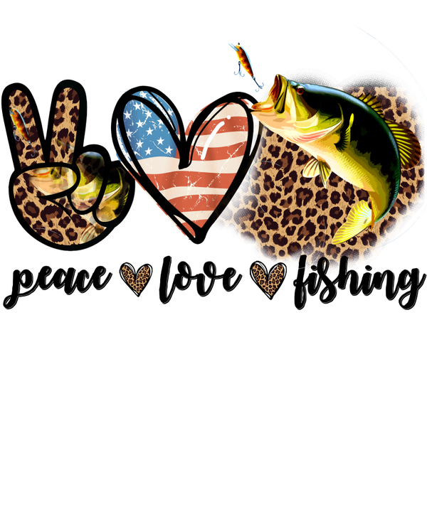 Peace-Love-Fishin' T-Shirt