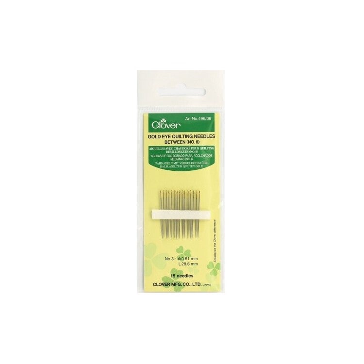 Aiguilles a coudre demi-longues Clover standard - au choix
