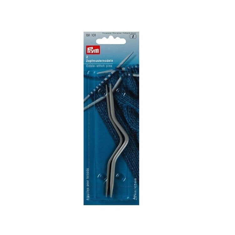 Aiguilles incurvees 2,5 et 4mm pour torsades Prym