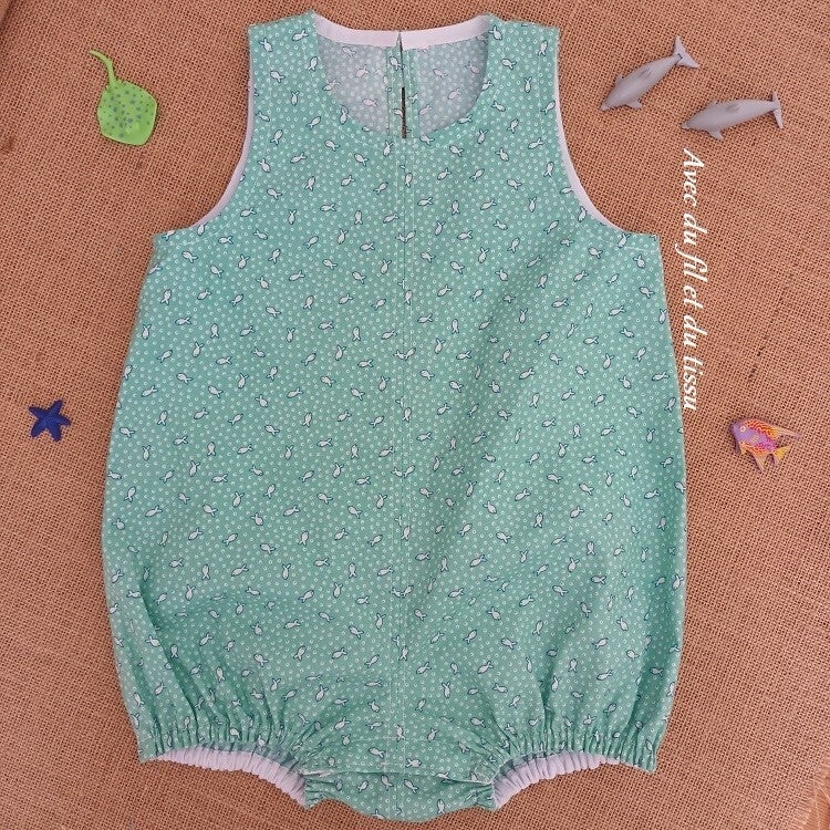 Barboteuse bebe petite friture 9 mois