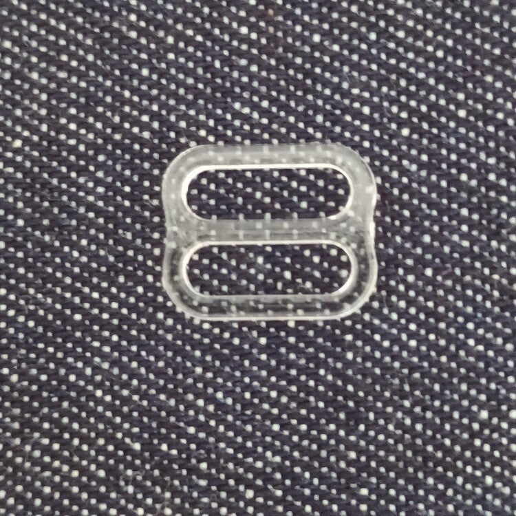 Barrette transparente 10mm pour maillot de bain