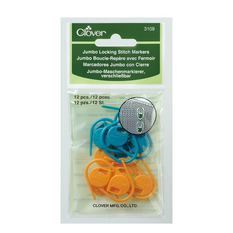 boucles-reperes jumbo avec fermoir Clover