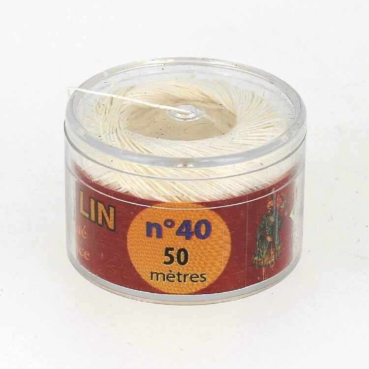 Fil de lin numero 40 capsule 50m - au choix