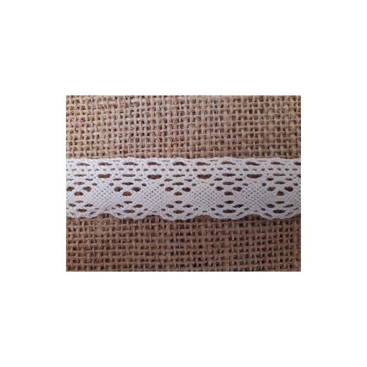 Dentelle coton 20mm ecru