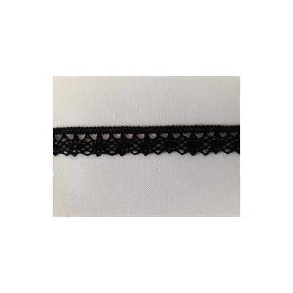 Dentelle coton 13mm - coloris au choix