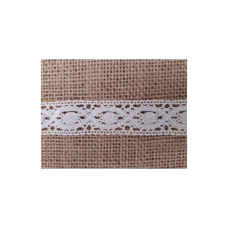 Entre-deux coton 20mm ecru