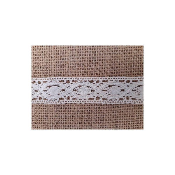 Entre-deux coton 20mm ecru