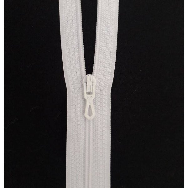 Fermeture eclair non separable nylon 35cm au choix