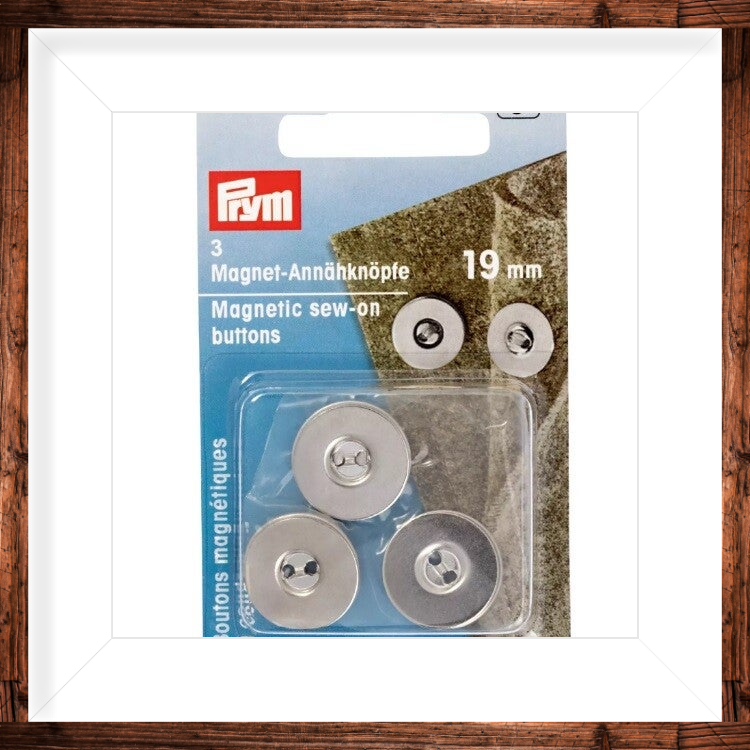 Boutons magnetiques 19mm Prym