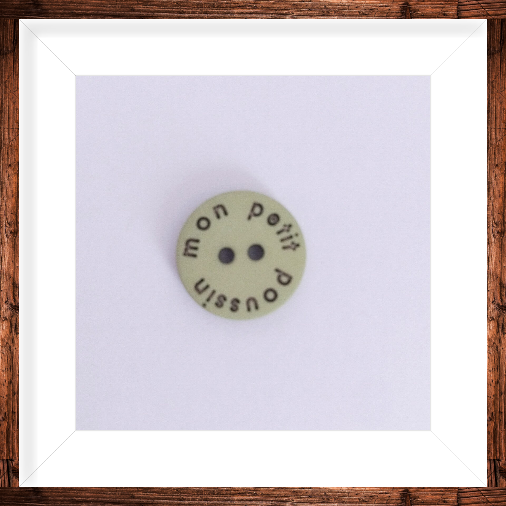 Bouton rond mon petit poussin