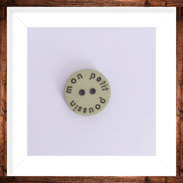 Bouton rond mon petit poussin