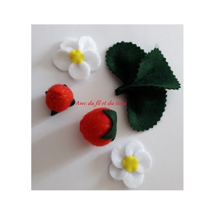 Kit fraisier en feutrine