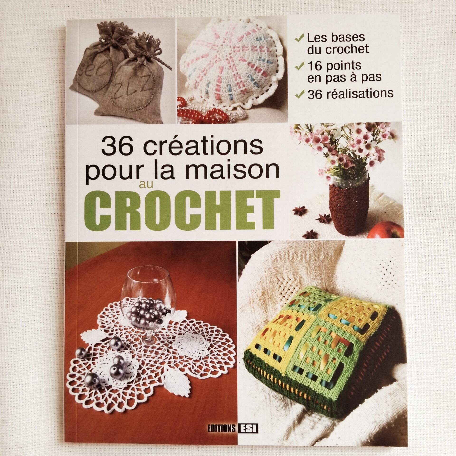 Livre 36 creations pour la maison au crochet