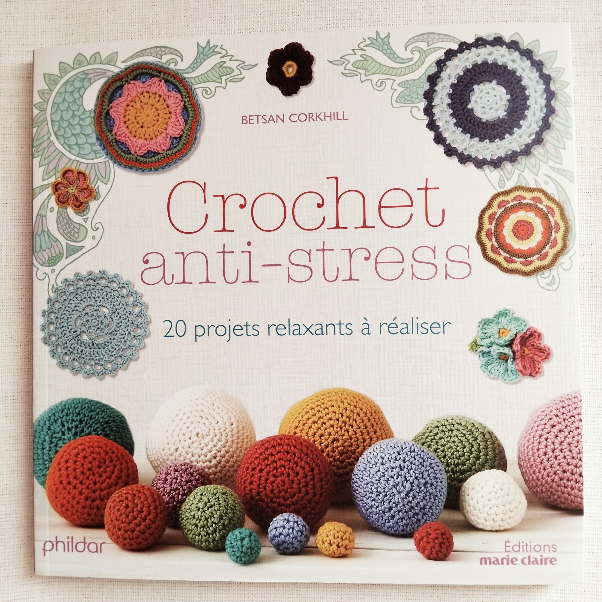 Livre crochet anti-stress
