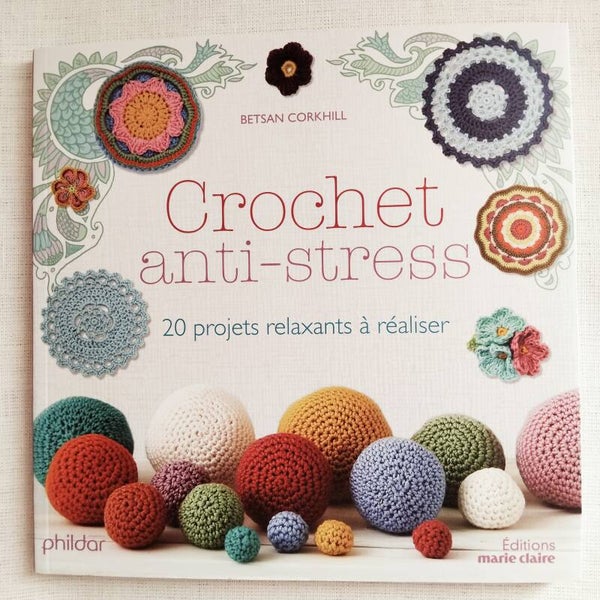 Livre crochet anti-stress