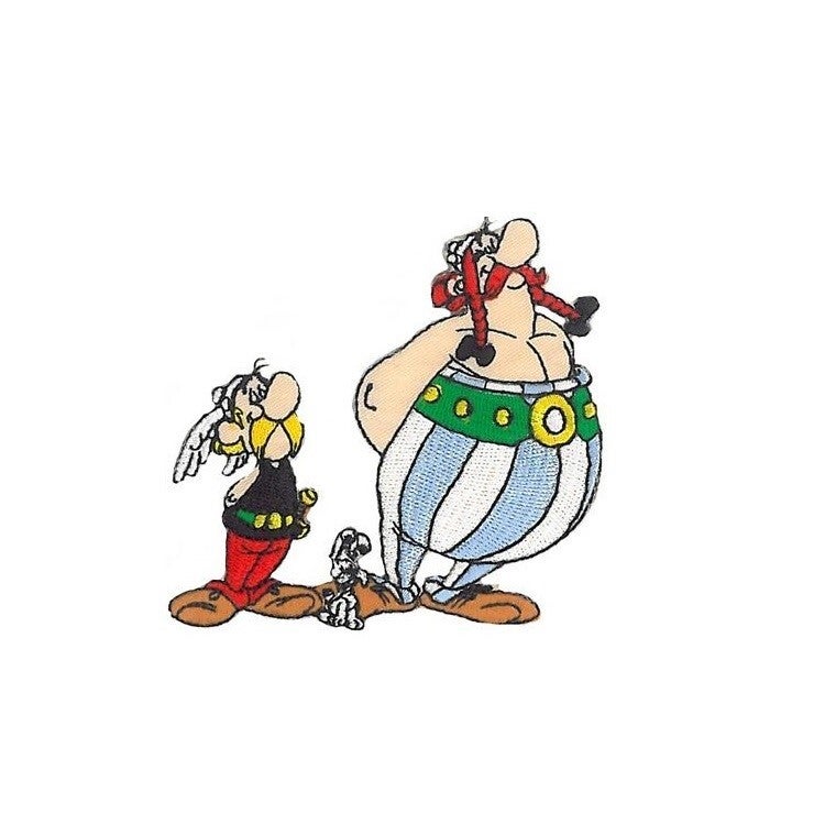 Motif brode Asterix Obelix et Idefix