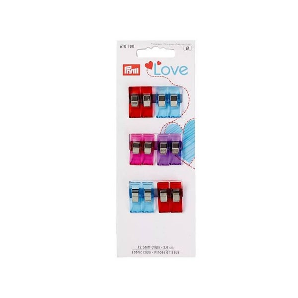 Pinces pour tissus Prym Love