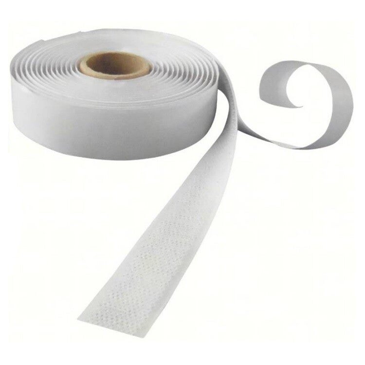 ruban auto-aggripant adhesif blanc cote crochets