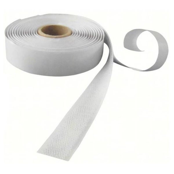 ruban auto-aggripant adhesif blanc cote crochets