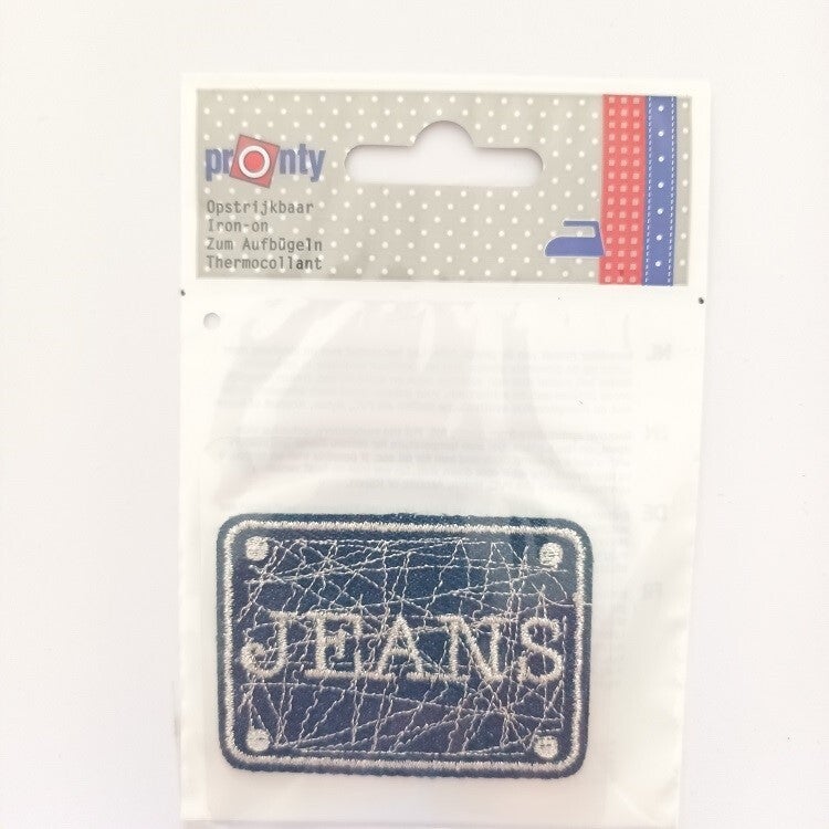 Thermocollant ecrit JEANS