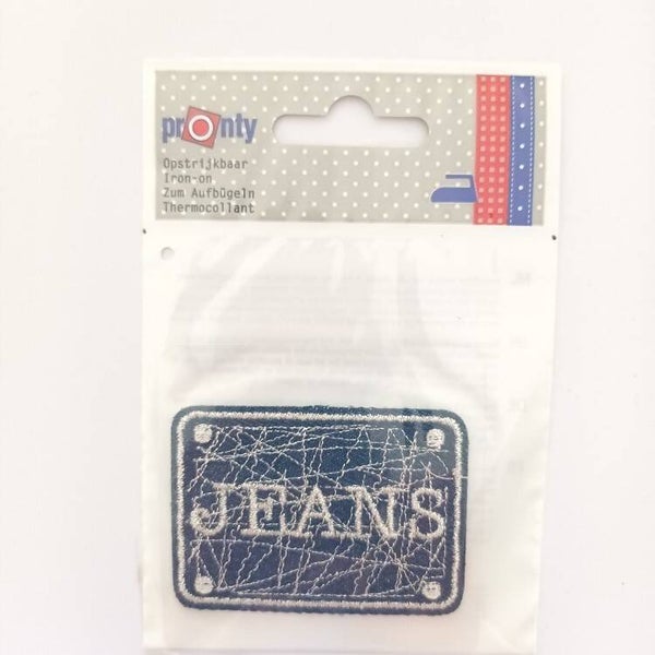 Thermocollant ecrit JEANS