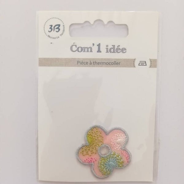 Thermocollant petite fleur pastelle