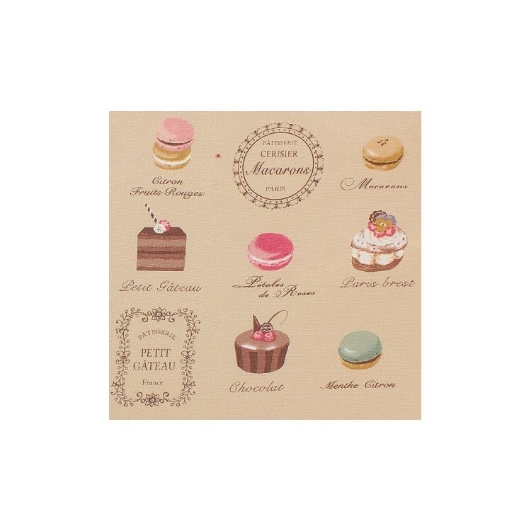 Tissu patchwork macarons