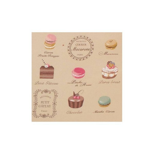 Tissu patchwork macarons