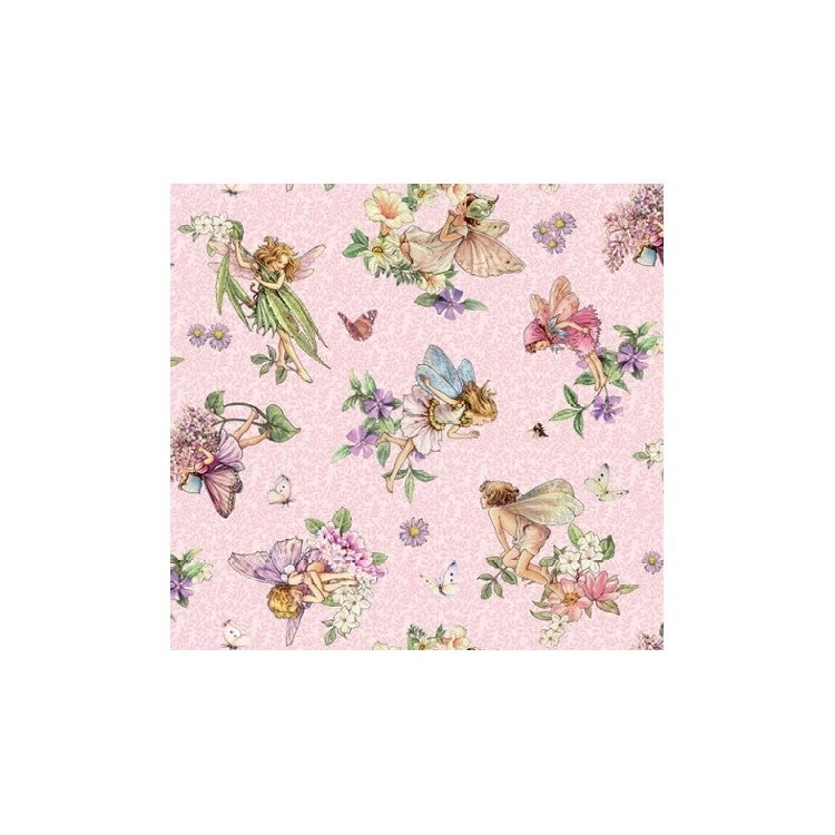 Tissu patchwork fees Flower Fairies
