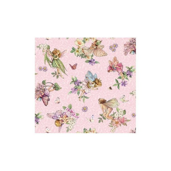 Tissu patchwork fees Flower Fairies