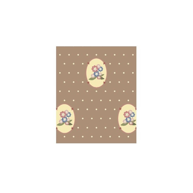 Tissu patchwork medaillons fleuris Vero's World