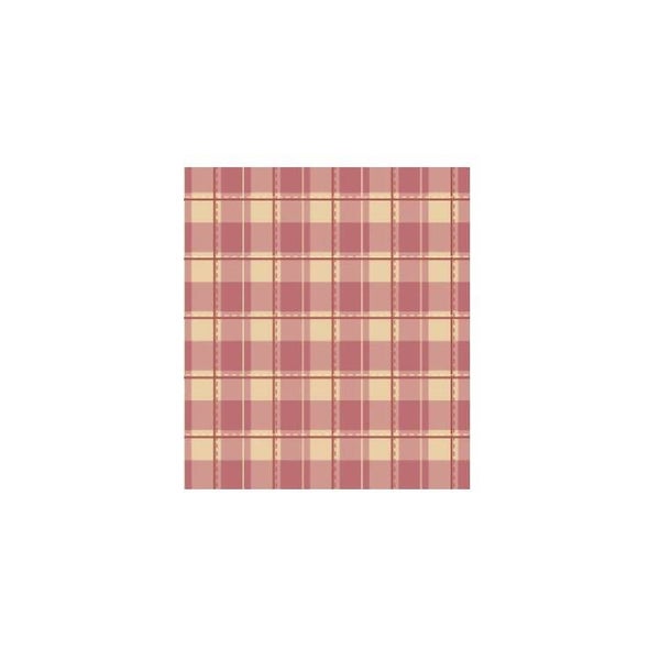 Tissu patchwork carreaux rose et beige Vero's World