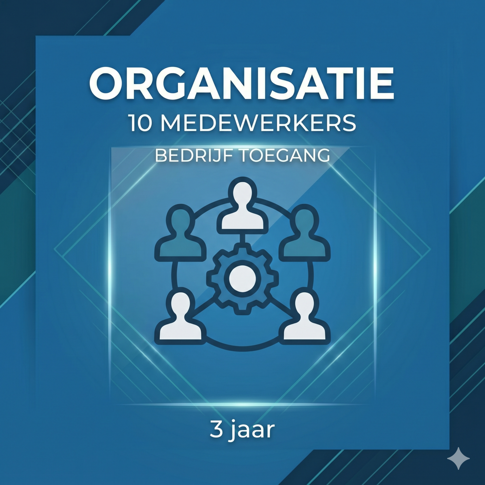 Organisatie account voor toegang voor (max) 10 medewerkers