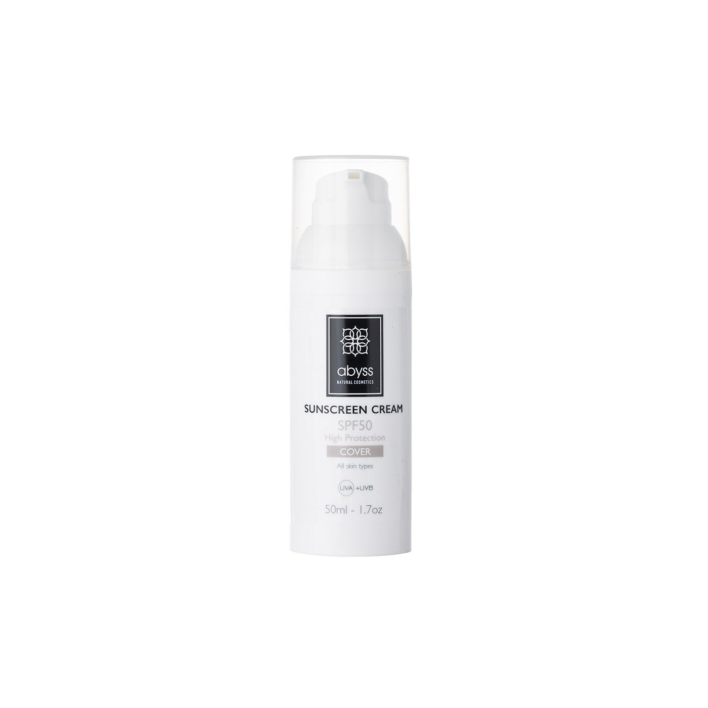 COVER SUNSCREEN CREAM SPF50 all skin types 50ML