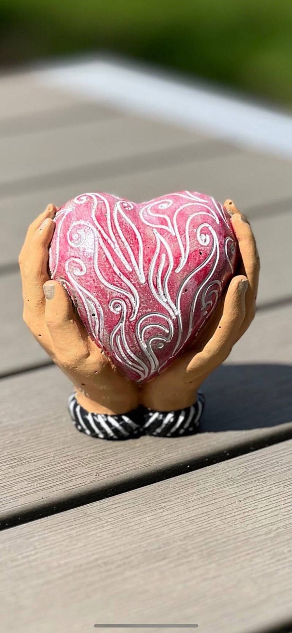 Hand mit Herz