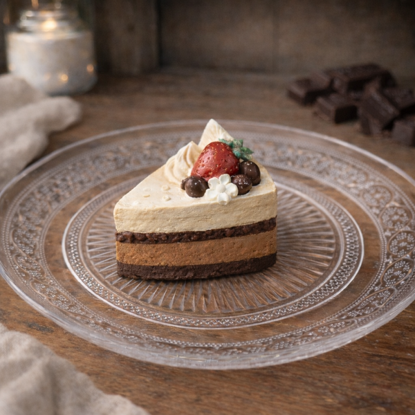Part de gâteau gourmande