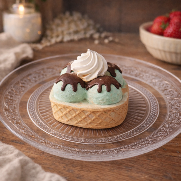 Glace biscuitée