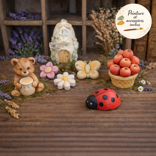 Coffret créatif prêt à peindre – À l’orée de la prairie