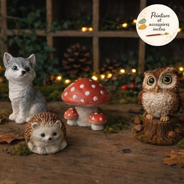 Coffret créatif prêt à peindre – À l’orée de la forêt