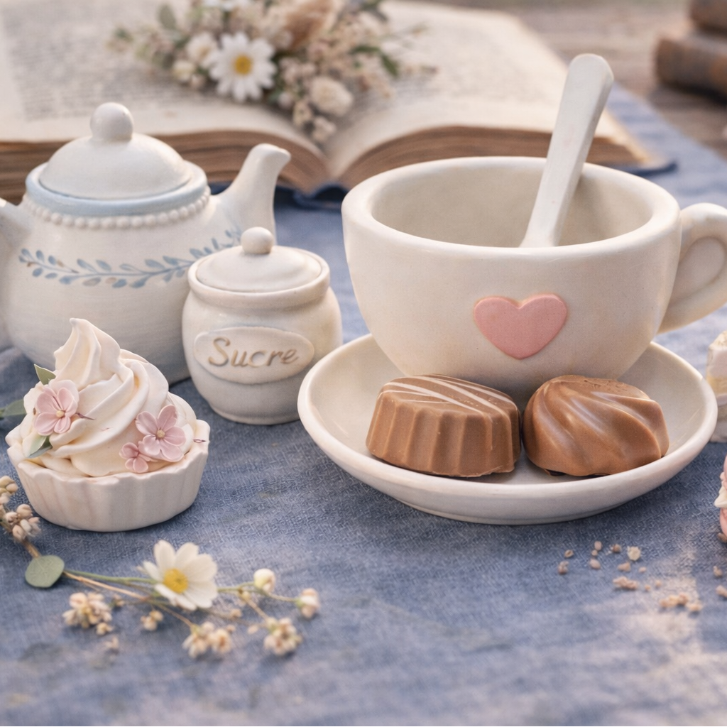 Coffret créatif prêt à peindre – Thé gourmand