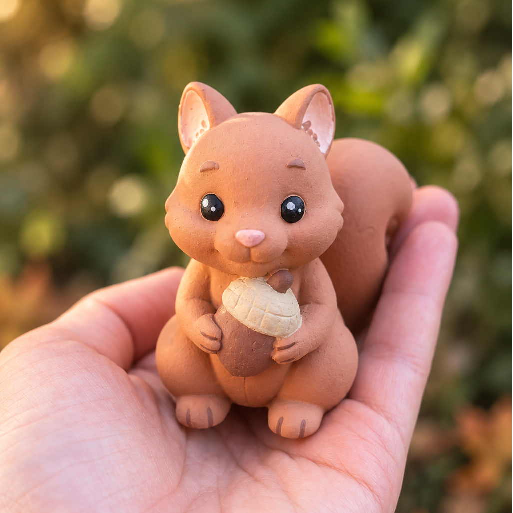 Figurine maison de fée champignon
