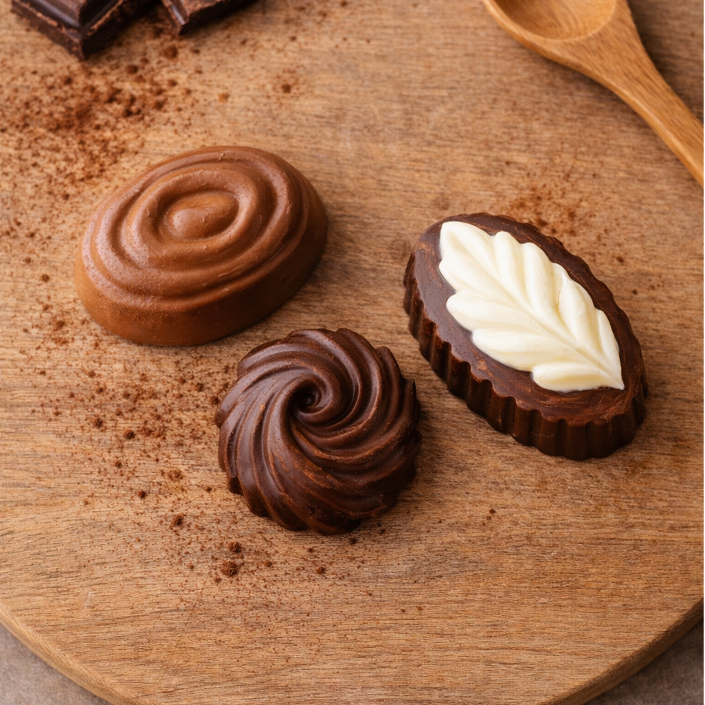 Trio de chocolats