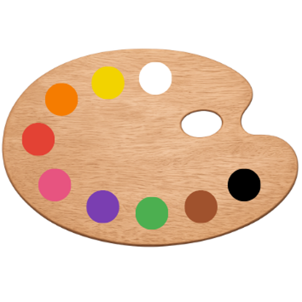Palette nature printanière + 2 pinceaux et 1 mini palette de mélange offerts