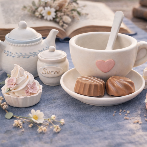 Coffret créatif prêt à peindre – Thé gourmand